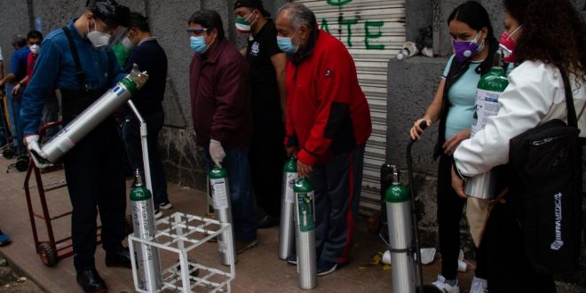 tanques de oxígeno